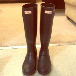 Hunter Rainboot Tall- black